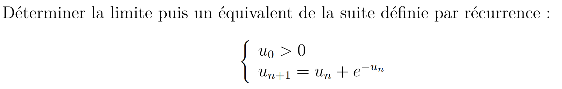 Énoncé de l’exercice