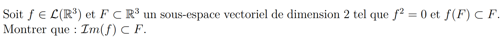 Énoncé de l’exercice